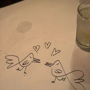 Art by the waiter