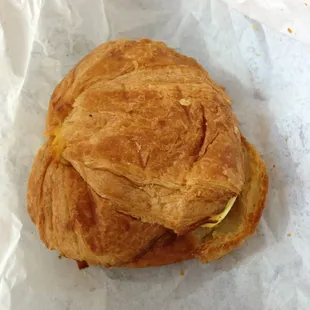Ham Egg and Cheese Croissant