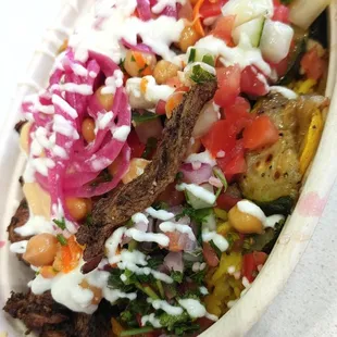 Vegan Shawarma Bowl! Sooooo good.
