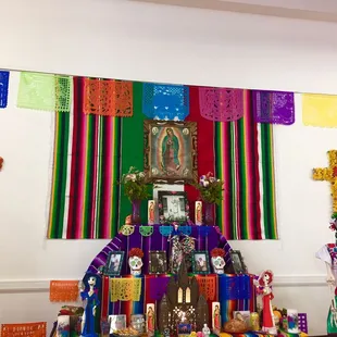 Dia De Los Muertos altar