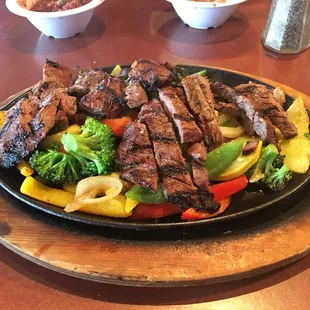 Steak fajitas! #nofilter