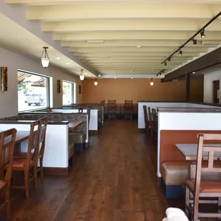 Our renovated main dining room