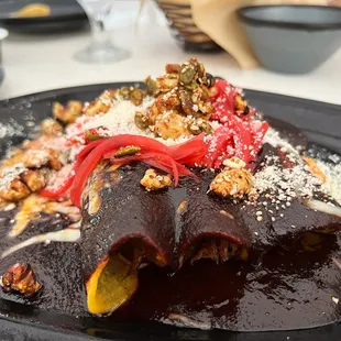 Mole Enchiladas