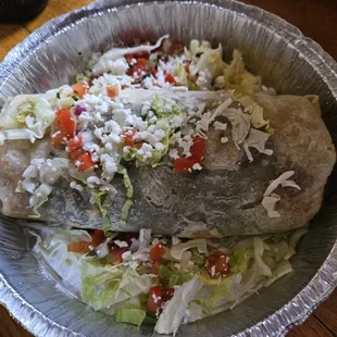 Chile Relleno Carne Burrito