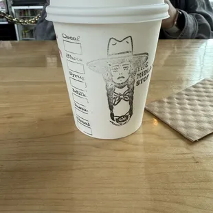 Lavender honey latte 8 oz.