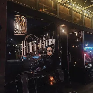 I love that the window says The Midnight Society