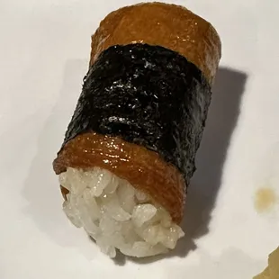 Rolled sweet tofu aka inari sushi!