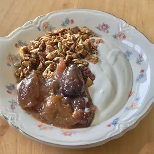Fig Compote and Granola Yogurt at The Midway in Santa Cruz
