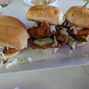 Nashville Hot Chicken Sliders