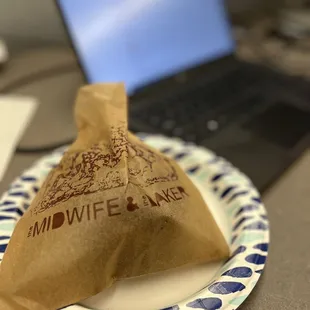 Pastry on the desk