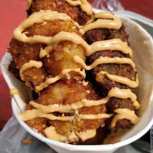 The might cone (shrimp + chicken + avocado)