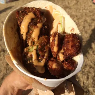 Fried Shrimp Mighty Cone