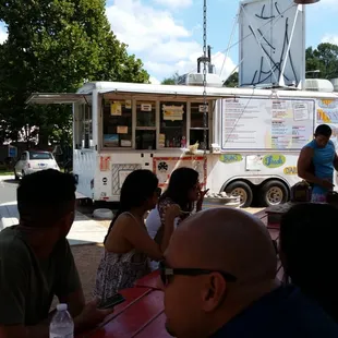 Trying the famous Mighty cone!!