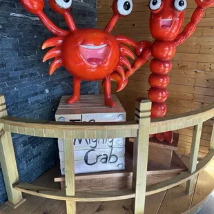 Decorations in the entrance