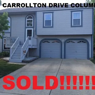 SOLD in Columbus Ohio!