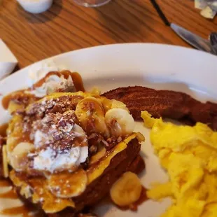 Banana and Pecan French Toast