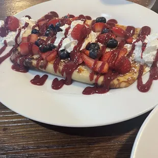 Triple Berry Crepes