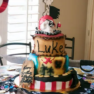 Once again Gus and his team executed our vision perfectly! The sword through the cake..... the whole thing got RAVE reviews!