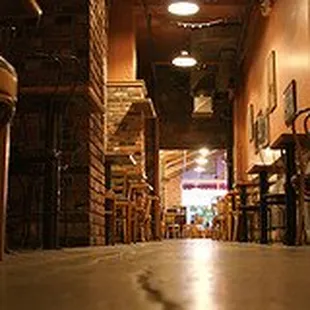  the interior of the mill