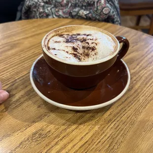 Almond Milk Cappuccino.