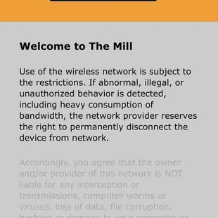 Wi-Fi login screen.
