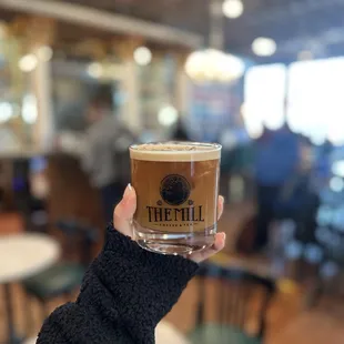 Shakerato with oat milk