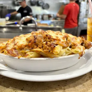 Twice baked pasta