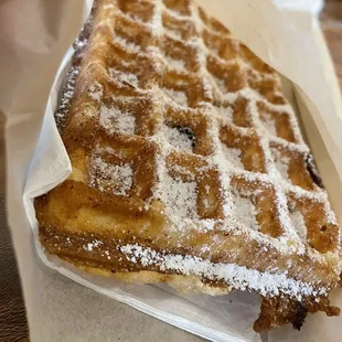 Chocolate chip waffle