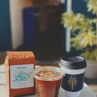 Bouquet Coffee Roasters beans (Ethiopia * Aricha) Coffee Tonic Hot Cafe Latte