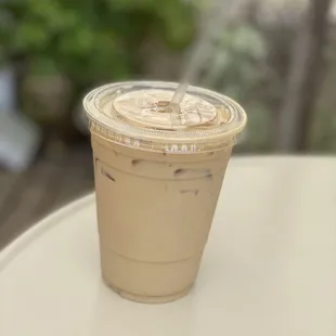 Iced whole bean vanilla latte