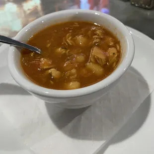 White bean chicken soup. Very delicious