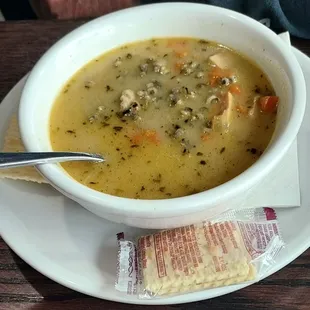 Chicken wild rice soup