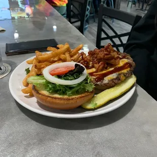 This was a veggie burger. When i sampled it, i had no idea