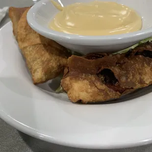Italian beef egg rolls