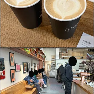 The Mill, pick up you coffee here when you hear your name called.