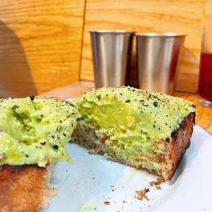 Inside look of the Avocado Mash.