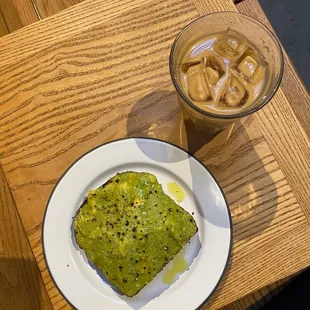 Avocado Toast &amp; Iced Latte