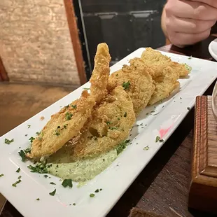 Fried Green Tomato appetizer
