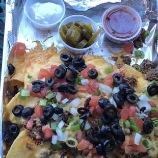 Beef nachos! Delish!