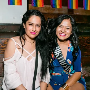 two women posing for a picture