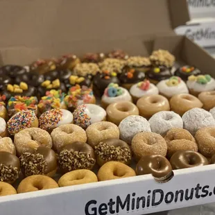 a variety of doughnuts