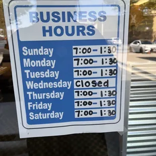 Their update hours.