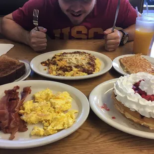 Belgian Waffle Combo