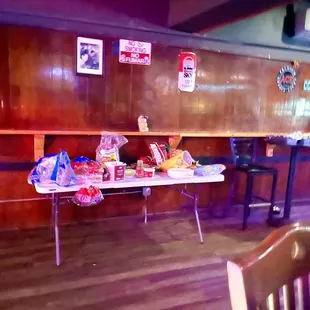 Snack table