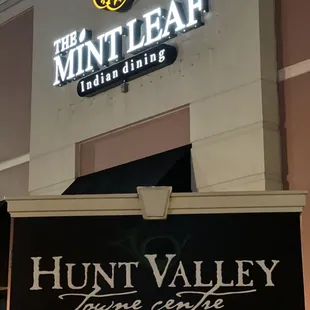 the front of the restaurant