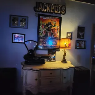 jackpots movie poster on the wall