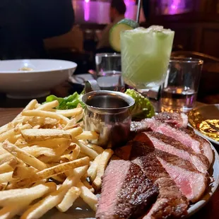 steak, food