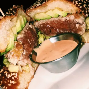 Seared Ahi Burger