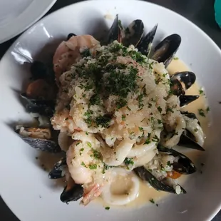 Seafood risotto