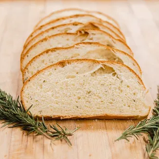 The Mission house-made rosemary bread